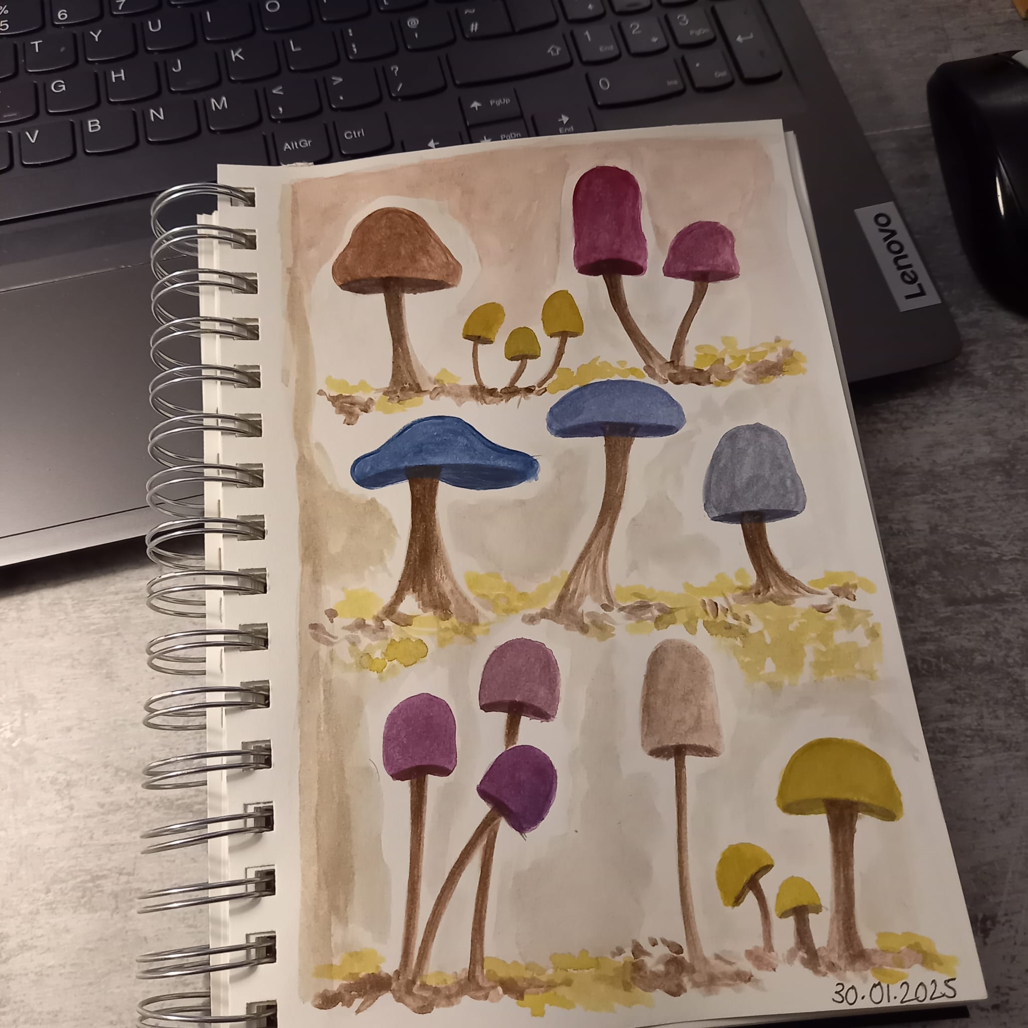 I have discovered watercolours!